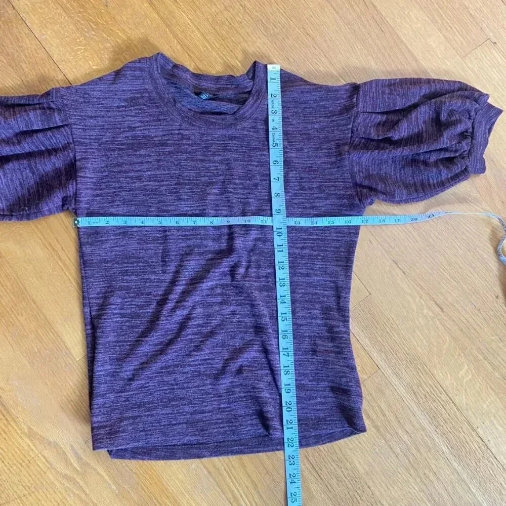Buffalo David Bitton Puff Sleeve Short Sleeve Top - Picture 7 of 7